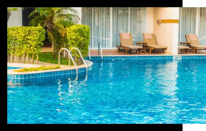 Temperature-controlled pool | 4 bhk luxury flats in bangalore