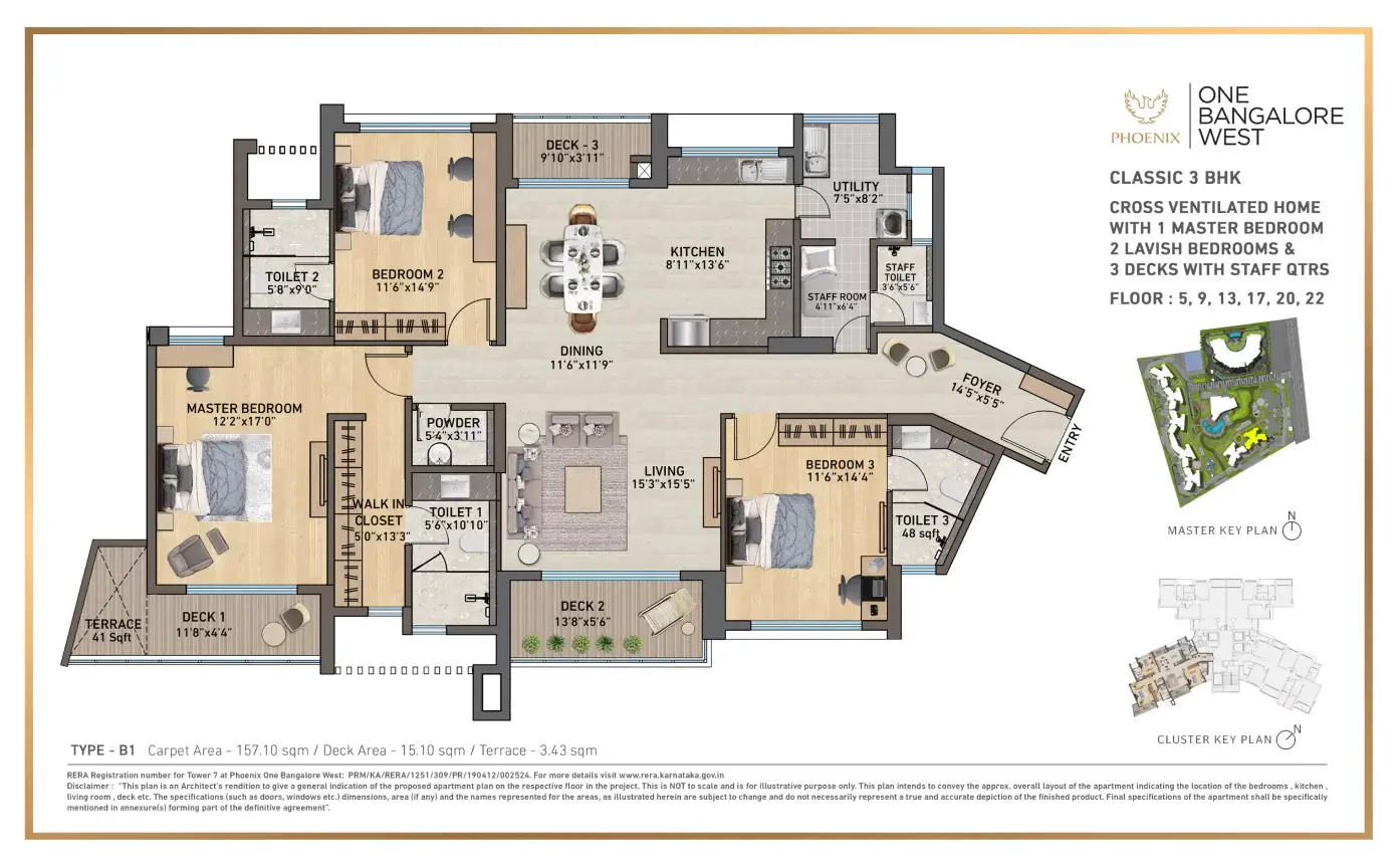 Tower 7 3BHK TYPE B1