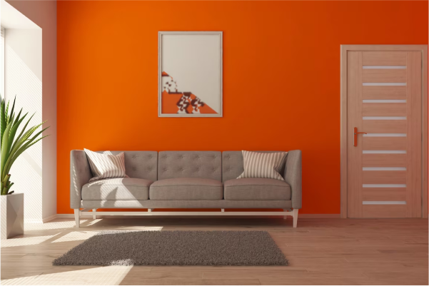 Vibrant orange reds | Latest Interior Design Color Trends