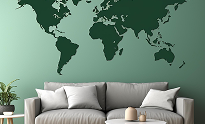 World Map Wall Stencil Design | Stencil Design for Walls World Map Wall Stencil Design | Stencil Design for Walls