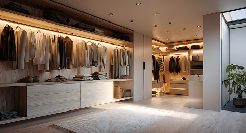 Dressing Room Design with Loft | Dressing Room Ideas