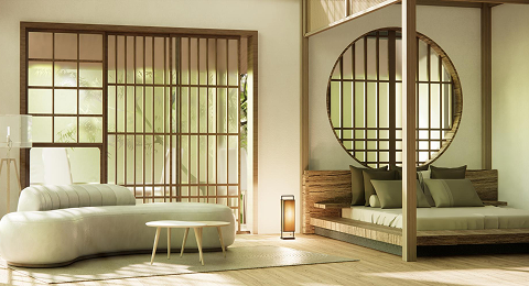 Choose Soft, Calming Colours | Japandi Interior Design