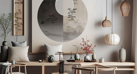 Incorporate Thoughtful, Simple Artwork | Japandi Interior