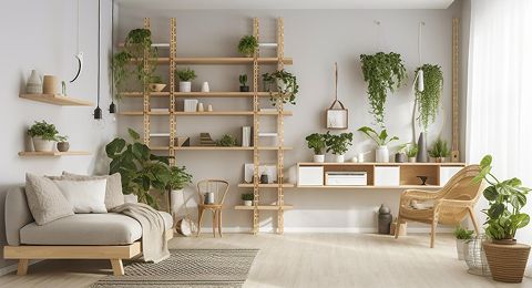 Introduce Lush Greenery and Plants | Japandi Interior Design