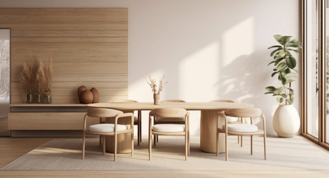 Use Wood for a Natural, Warm Feel | Japandi Interior