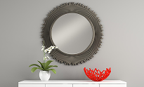 Metal Wall Mirror | Modern Wall Mirror Design for a Living Room Metal Wall Mirror | Modern Wall Mirror Design for a Living Room