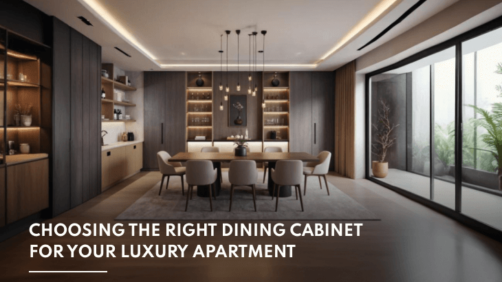 Choosing the Right Dining Cabinet for Your Luxury Apartment