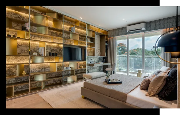 Temperature-controlled pool | 4 bhk luxury flats in bangalore